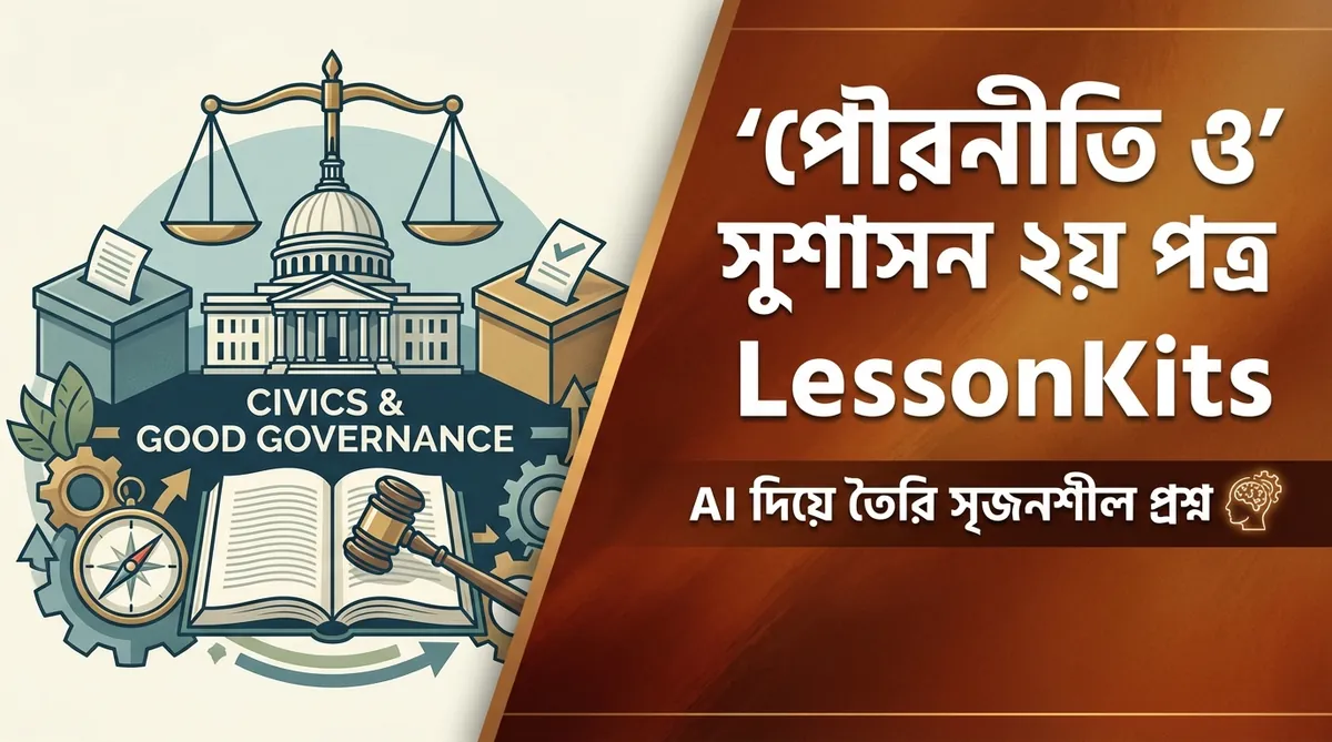 এইচএসসি পৌরনীতি ও সুশাসন ২য় পত্র সৃজনশীল প্রশ্ন | HSC Civics & Good Governance 2nd Paper CQ - AI Generated