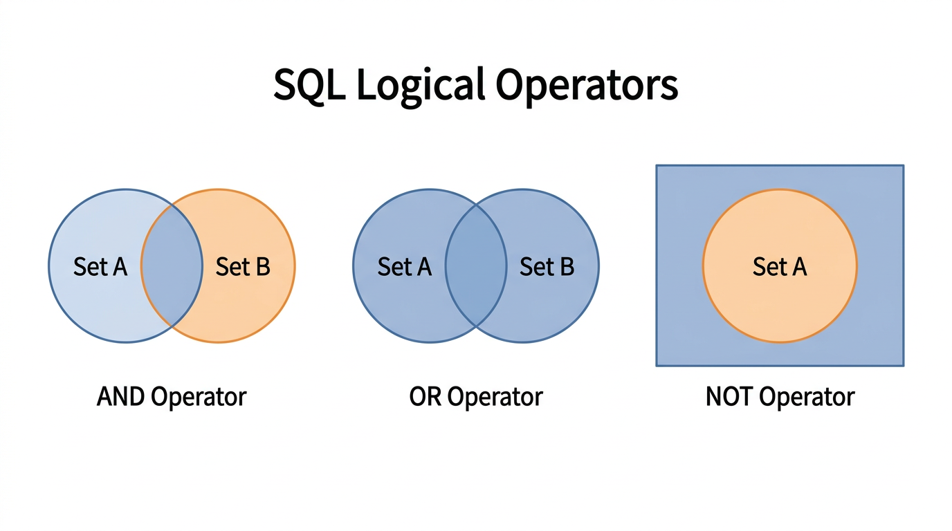 Logical Operators Venn Diagram