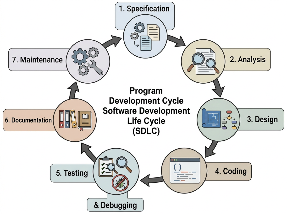 Program Development Steps Cycle